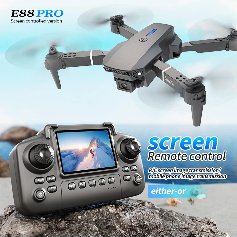 Drone Battery Case - Profesjonalny dron E88 PRO z ekranem,