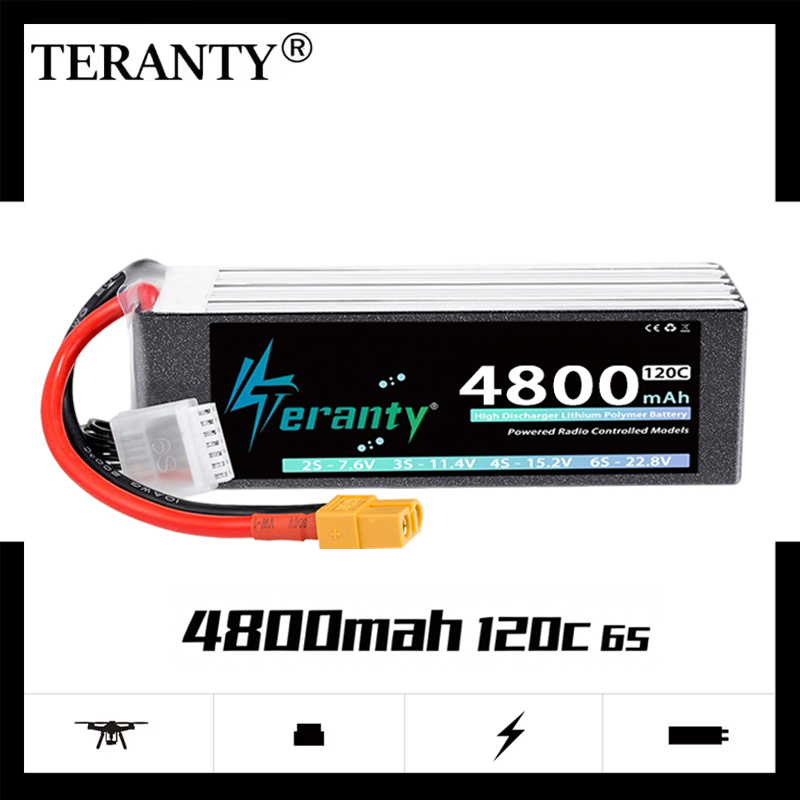 Drone Battery Connector - TERANTY 6S 4800mAh Bateria Lipo 22.8V
