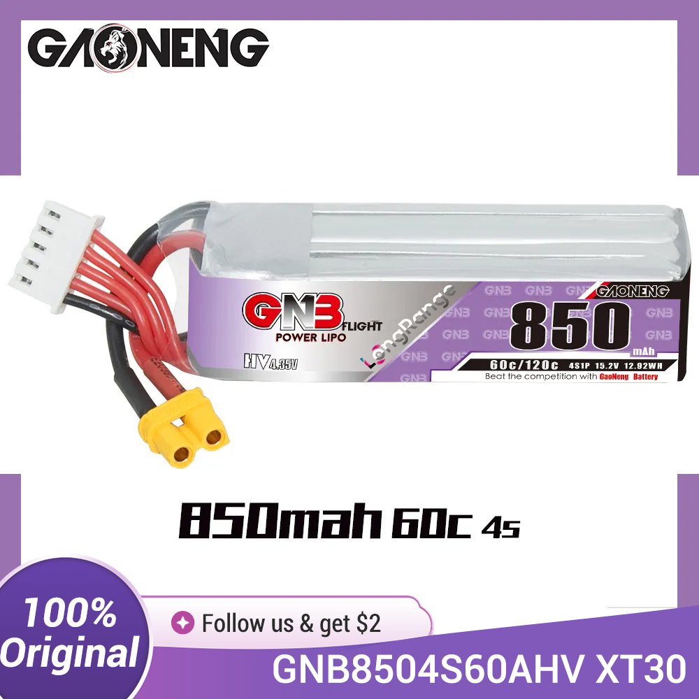 Akumulator LiPo GAONENG GNB 85 – Drone Battery 4S recenzja i cena