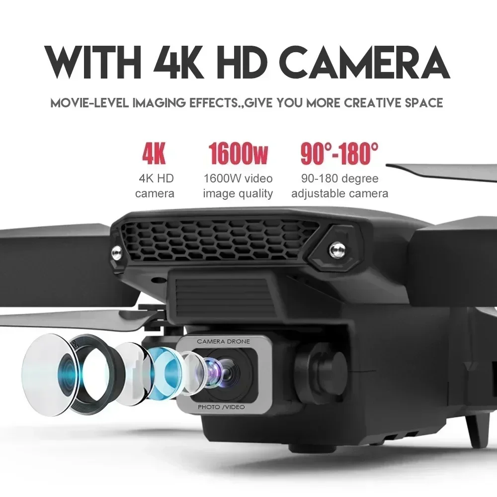 E88 Pro WIFI FPV Drone Wide An – Drone Battery Case recenzja i cena