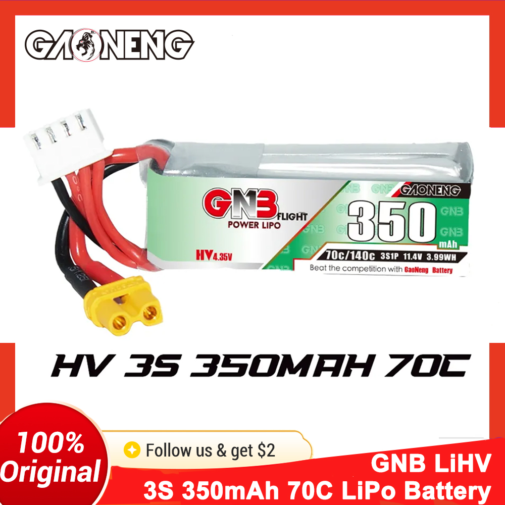 Gaoneng GNB 350mAh 3S 70C Bate – Drone Battery 3S recenzja i cena