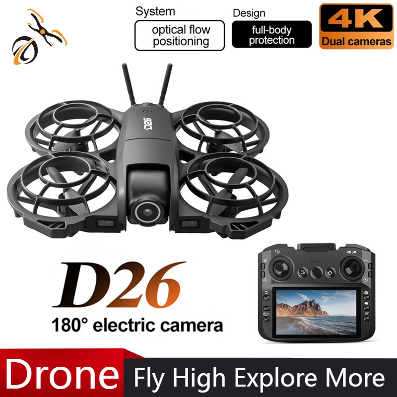 Dron D26 4K Aerial HD 180 °    – Drone Battery Case recenzja i cena