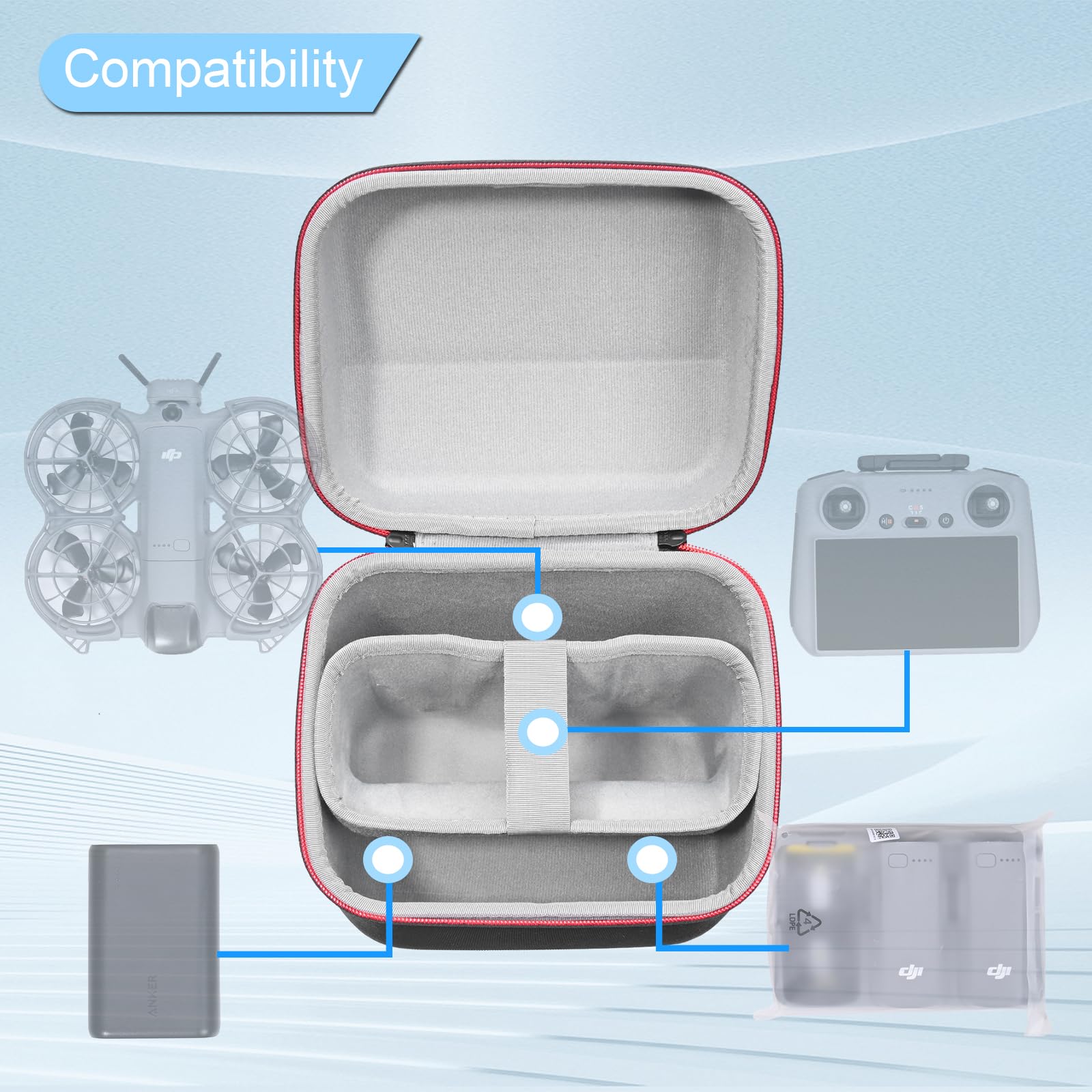 Przenośna torba na DJI Neo 2 F – Drone Battery Bag recenzja i cena